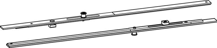 Produktbild Hautau ATRIUM HKS 200 Z Breitenteil-Set, FFB 720-1050 mm, 1 Paar