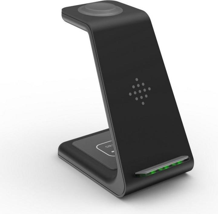 Actual product image Tech-Protect Cover wireless charger A8 3in1, black (10 W)