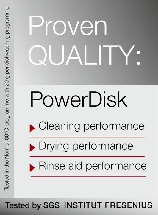 Actual product image Miele power disc (Feast, 20 x)