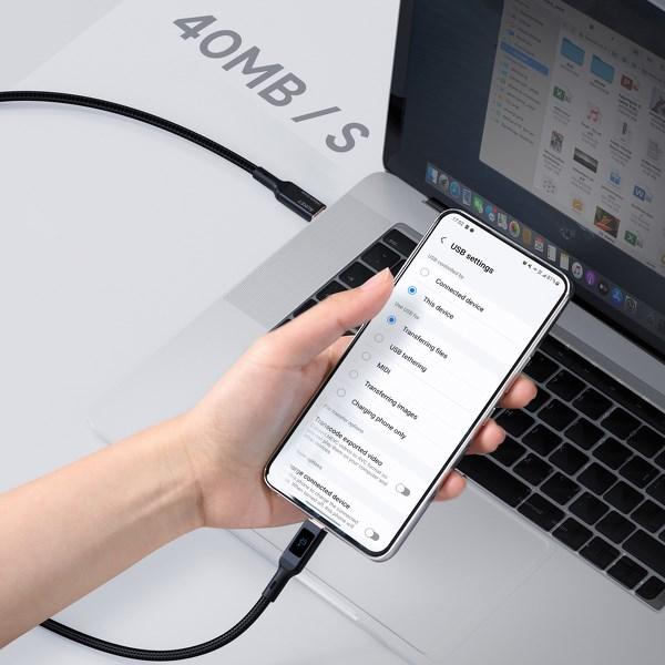 Actual product image Aukey USB C — USB C (1.80 m, USB 2.0)