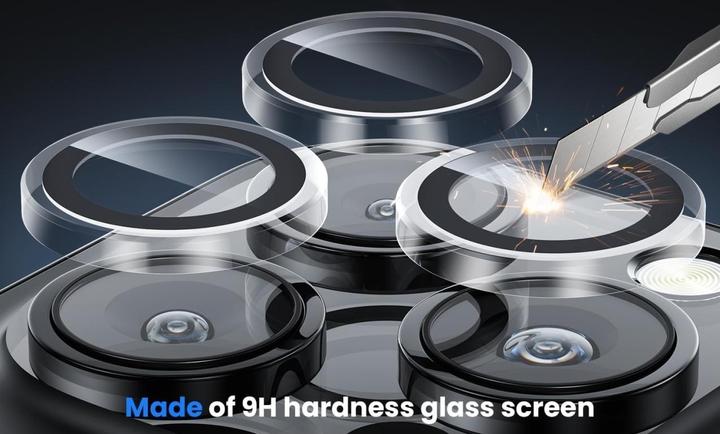 Produktbild Screenguard Kameraschutz Apple iPhone 16 Pro Max Lens Protector (1 Stück, Apple iPhone 16 Pro Max)