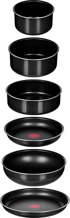Actual product image Tefal Ingenio Easy Cook Clean 13-piece Cookware Set (28 cm, Pan set + pot set, Stainless steel, Aluminium)