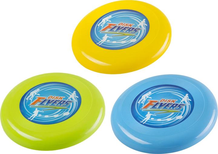 Actual product image Idena Frisbee, approx. 19cm blue, green, yellow, orange