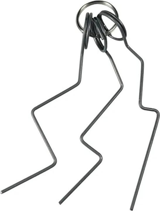 Actual product image Dönges Door latch opening pin set, 3-piece on key ring