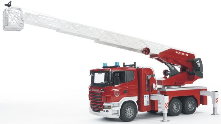 Bruder Scania R-Serie Feuerwehr mit Leiter