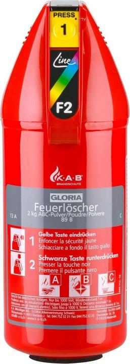 Produktbild Gloria Pulverfeuerlöscher (A, B, C)
