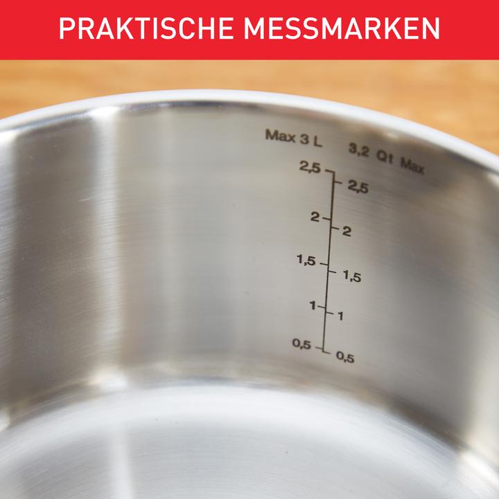Actual product image Tefal Duetto saucepan (20 cm, Pot, Stainless steel)