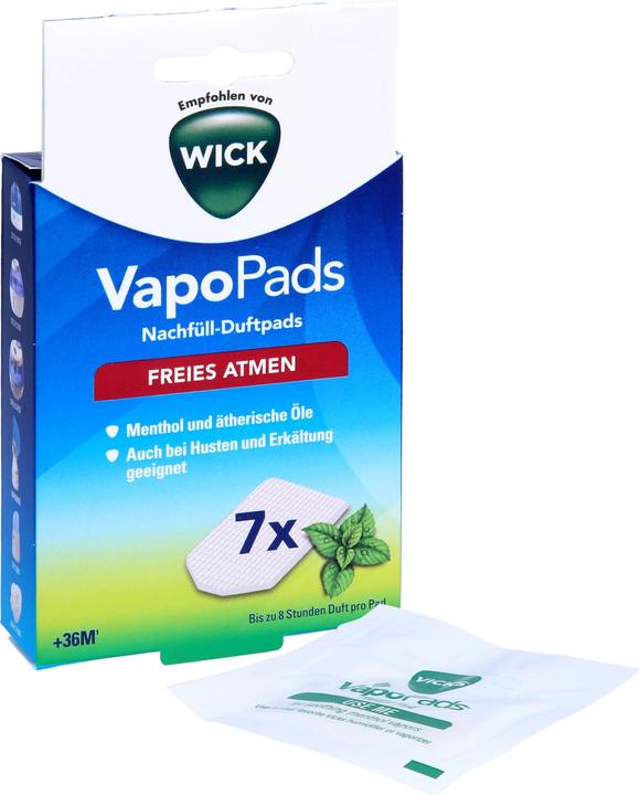 Actual product image Wick WH 7 Classic Menthol Vapo Pads (7 x)