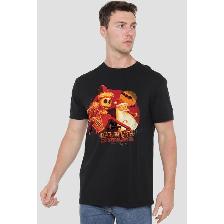 Immagine prodotto The Nightmare Before Christmas Good Scares Towards All Maglietta Uomo (L)