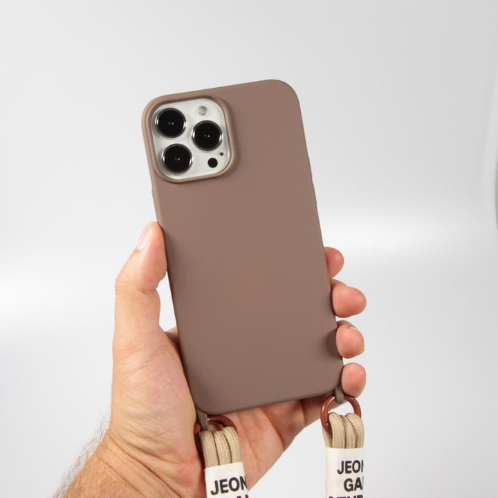 Immagine prodotto PhoneLook Manica Silicone Moda Jeong Gam Studio Ridere spesso con collo Cordone (Apple iPhone 13 Pro)