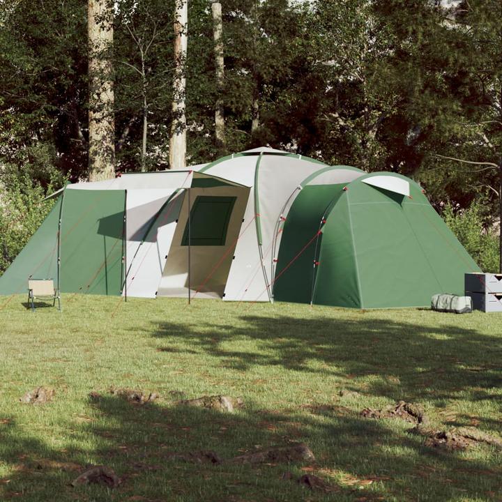 Image du produit VidaXL Tente de camping 12 personnes 840 x 720 x 200 cm 185T Taft (Tente igloo, 24.50 kg, 9+ personnes)
