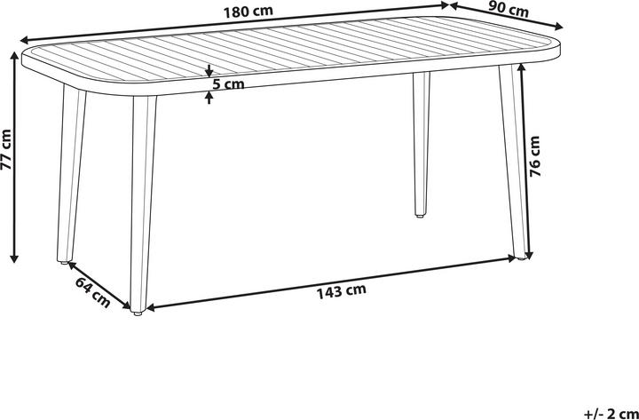 Produktbild Beliani Paraggi (180 cm)
