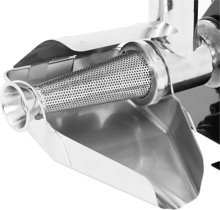Produktbild Royal Catering Elektrische Tomatenpresse Profientsafter Passiergerät Edelstahl 450 W 80 U/min (EU-Stecker)