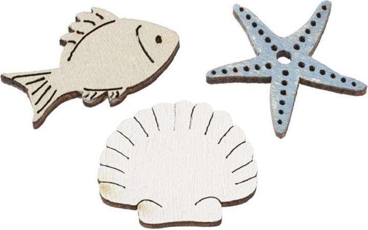 Produktbild Hobby Fun Mini-Utensilien Holzstreuteile Maritim