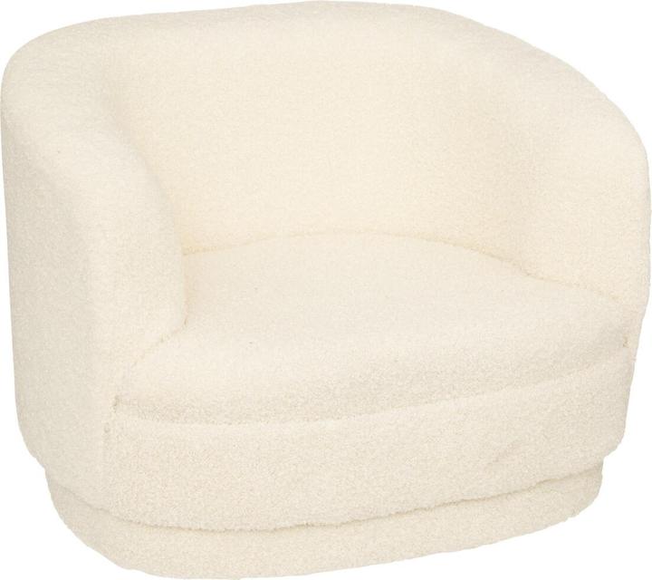 Produktbild Atmosphera Bouclé-Sessel, weiss (Kindersessel)