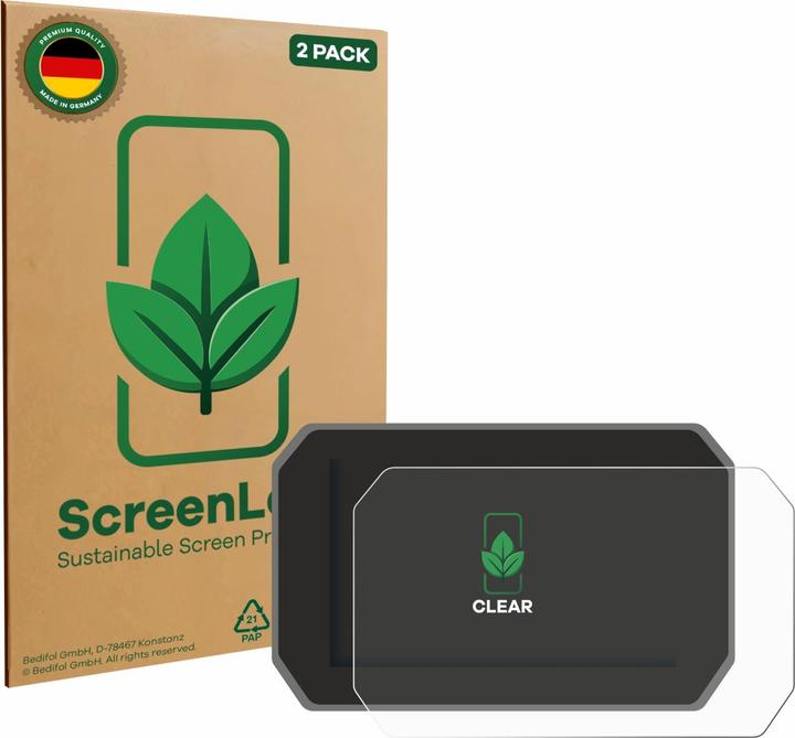 Image du produit ScreenLeaf Film de protection d'écran, Protection d'écran Écologique, Clear, Anti-Rayures