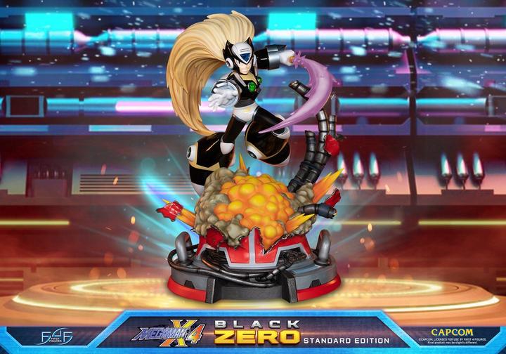 Actual product image First 4 Figures Mega Man X statuette Black Zero 43 cm