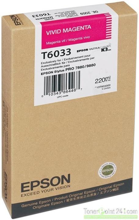 Actual product image Epson T6033 Vivid (M)