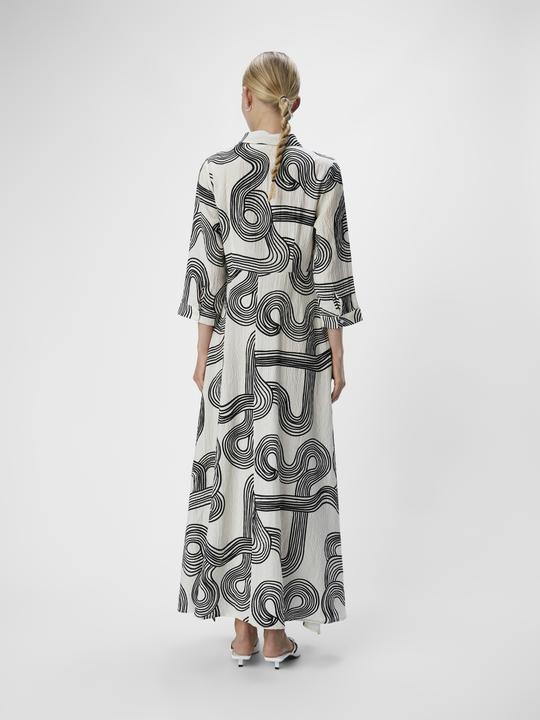 Actual product image Object Print blouse dress (36)