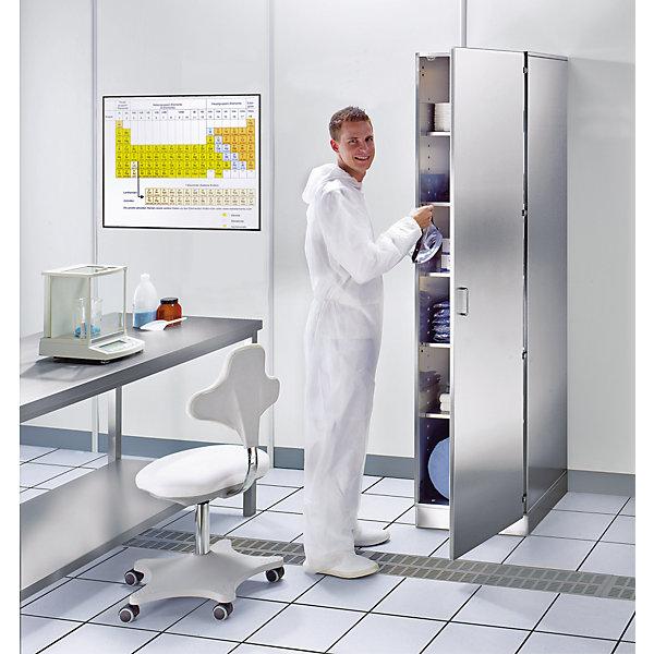 Produktbild kaiserkraft Reinraum-Hochschrank aus Edelstahl (100 x 58.5 x 200 cm)