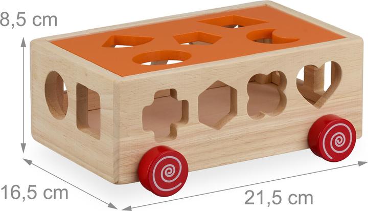 Actual product image Relaxdays Wooden cube