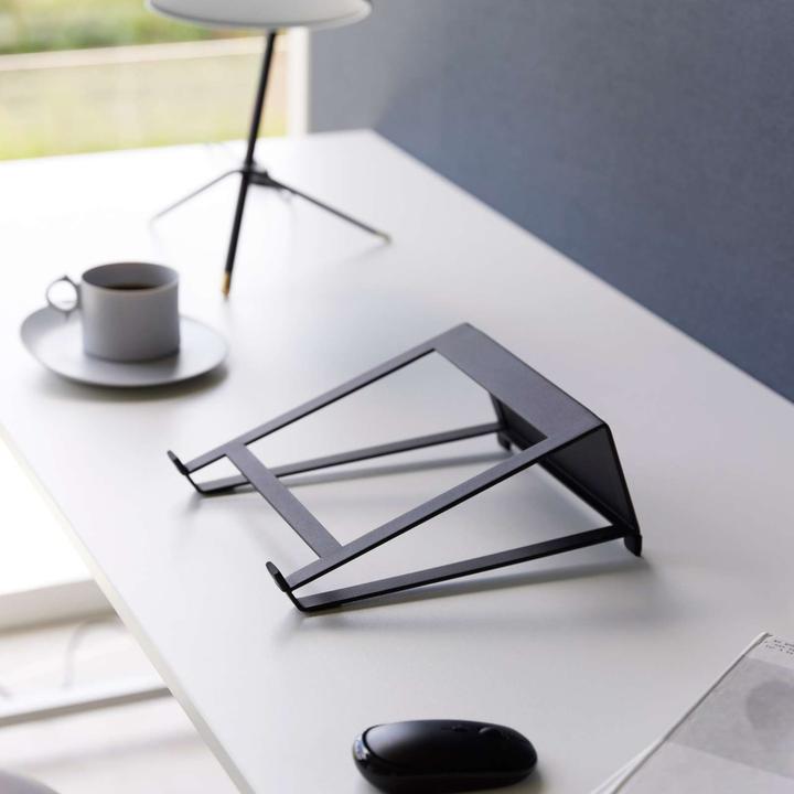 Actual product image Yamazaki Tablet-/Laptophalter mit Doppelfunktion TOWER