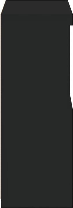 Actual product image VidaXL Side cabinet with LED lights black (60.5 x 37 x 100 cm)