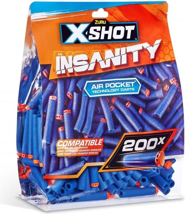 Immagine prodotto Xshot - Confezione di ricarica per 200 freccette Insanity