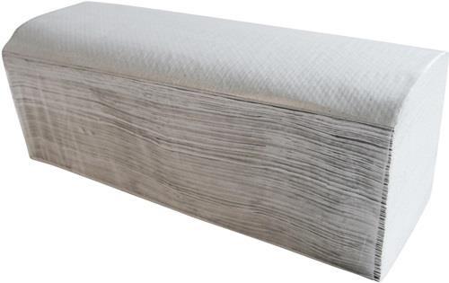 Actual product image CWS Paper folded towels V-fold rec. 1-ply natural 5000 sheets (5000 x)