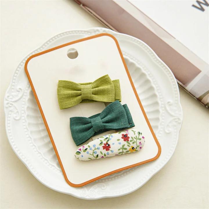 Immagine prodotto Activity Board Adorable Floral Bow Hair Clips - Perfekte Kopfbedeckung Zubehör (3 pz.)