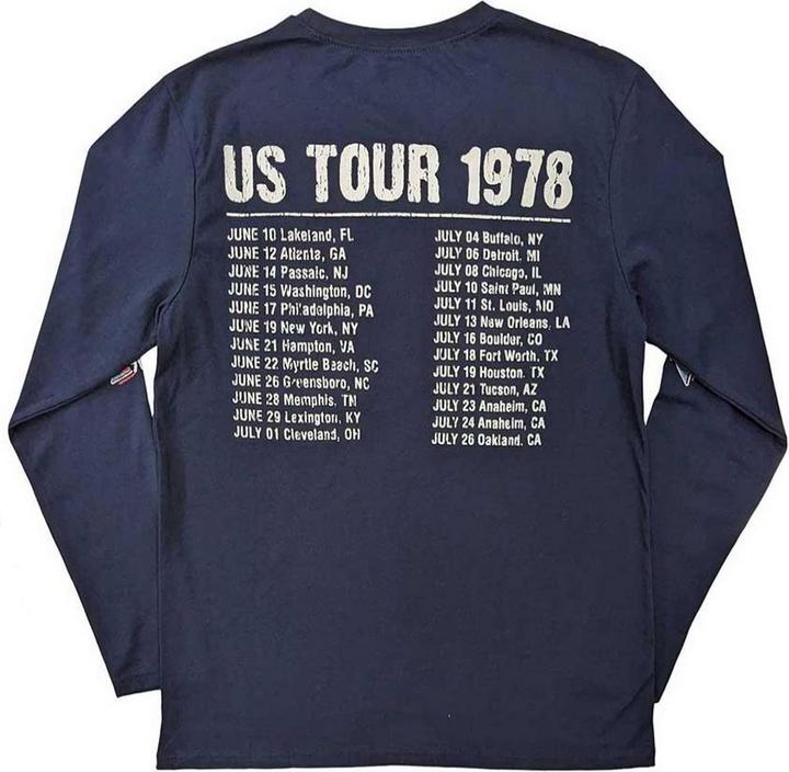 Immagine prodotto The Rolling Stones Maglietta Adulti US Tour '78 a manica lunga (XL)