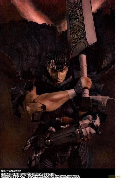 Actual product image Tamashii Nation Berserk S.H. Figuarts Actionfigur Guts (Berserker Armor)