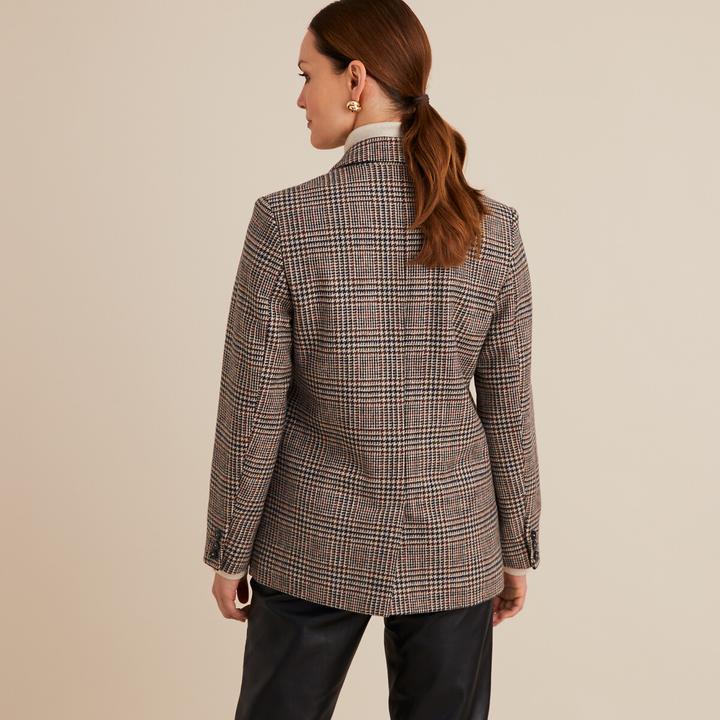 Produktbild Anne Weyburn Gerader Blazer mit Karomuster (38)