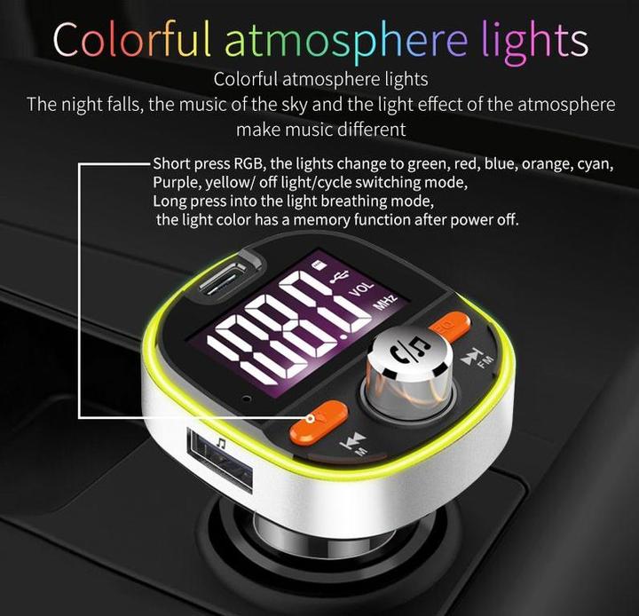 Actual product image Matsmobile M220001 FM Transmitter, Car Charger