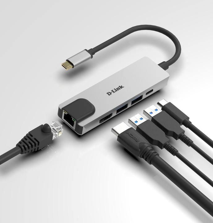 Image du produit D-Link DUB-M520 (USB-C, 2 Ports)