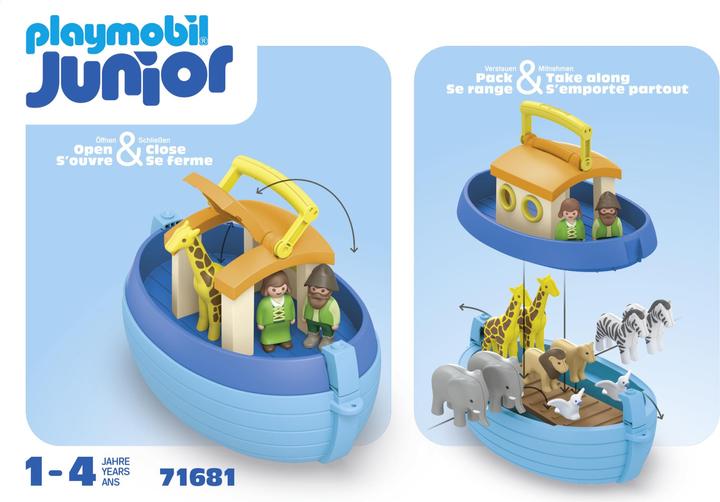 Image du produit Playmobil Mon arche de Noé à emporter (71681, Playmobil Junior)