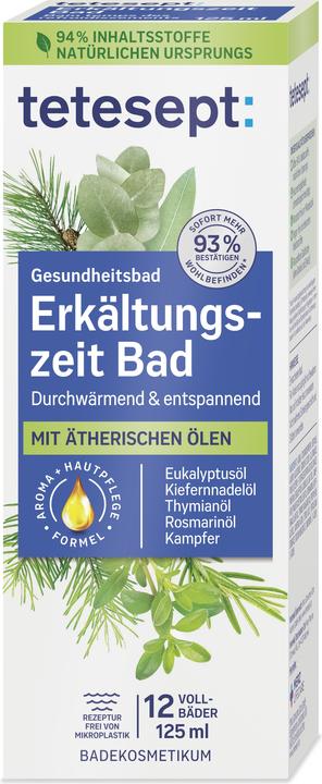 Produktbild Tetesept Badekonzentrat Erkältungszeit Bad 125ml (125 ml, Badeöl)