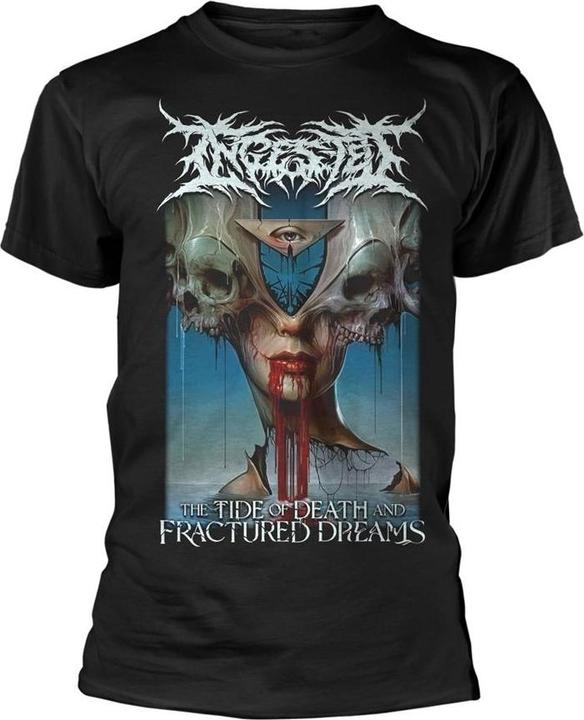Actual product image Ingested Unisex Adult The Tide Of Death And Fractured Dreams T-Shirt (M)