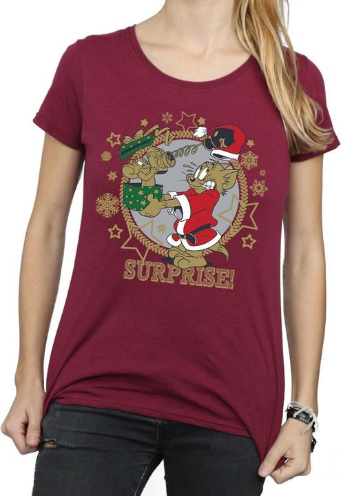 Tom & Jerry Christmas Surprise TShirt (XXL)