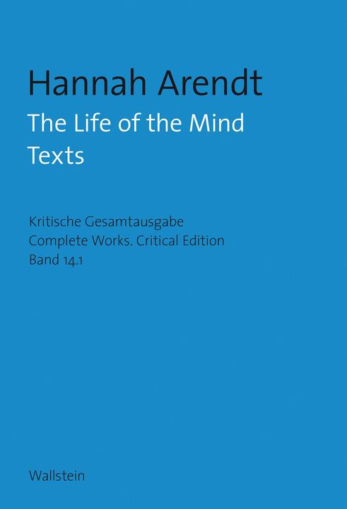 Produktbild The Life of the Mind (Englisch, Hannah Arendt, 2024)