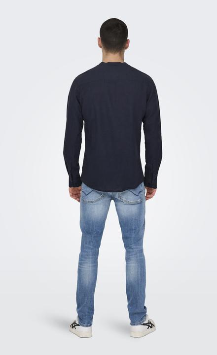 Immagine prodotto Only & Sons Camicia con collo alla mandarina slim fit Camicia (XXL)