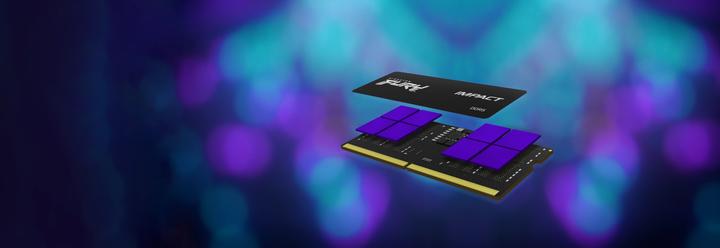 Actual product image Kingston FURY Impact (2 x 8GB, 4800 MHz, DDR5 RAM, SO-DIMM)