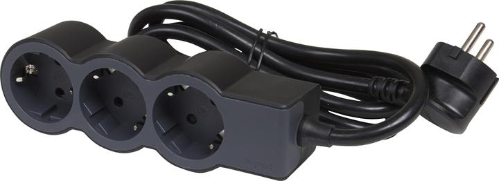 Produktbild Legrand Flache Steckdosenleiste, 3-fach Steckdose (3 x, CEE, Multi, CEE 7/3, 3 m)