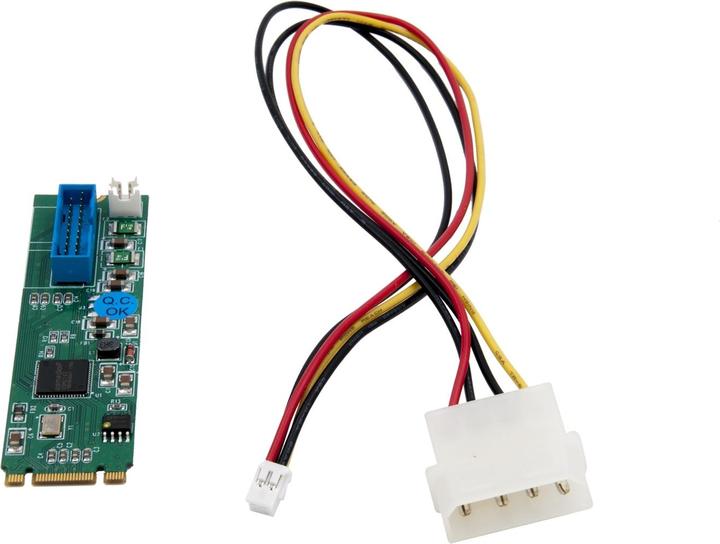 Produktbild Exsys 1 Port USB3.2 -> M.2 NFGG Karte Gen2