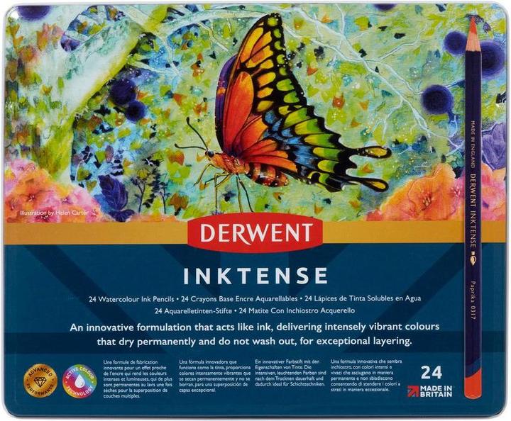 Produktbild Derwent Inktense Permanent (Mehrfarbig, Multicolor, multicolour, 24 x)