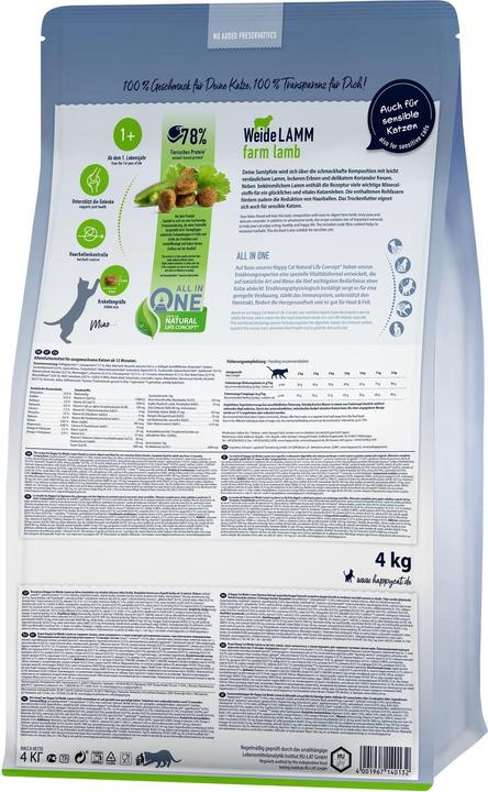 Immagine prodotto Happy Cat Cibo secco Supreme Culinary Pasture Lamb, 1,3 kg (Adulto, 1300 g)