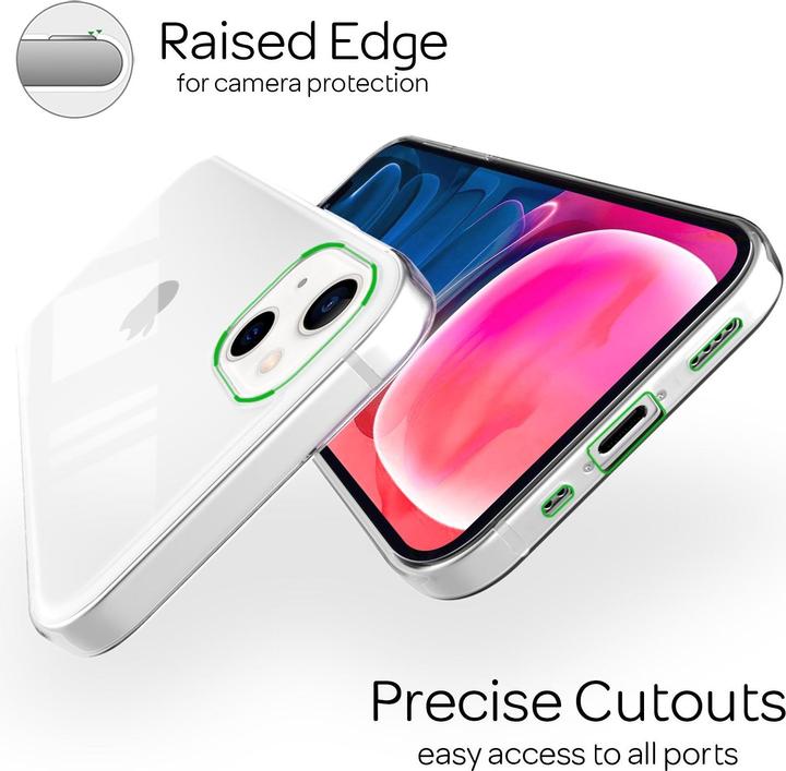 Produktbild Nalia Klare Silikon Handyhülle (Apple iPhone 13 mini)
