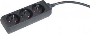 Produktbild Dexlan Power Strip with switch - 3 outlets 1,50 m (1.50 m, CEE 7/5)