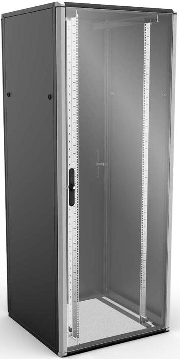 Image du produit Enoc Basic Armoire au sol 19 pouces 24U 800x800x1200mm LxPxH sw (24 HE, Rack 19 pouces)