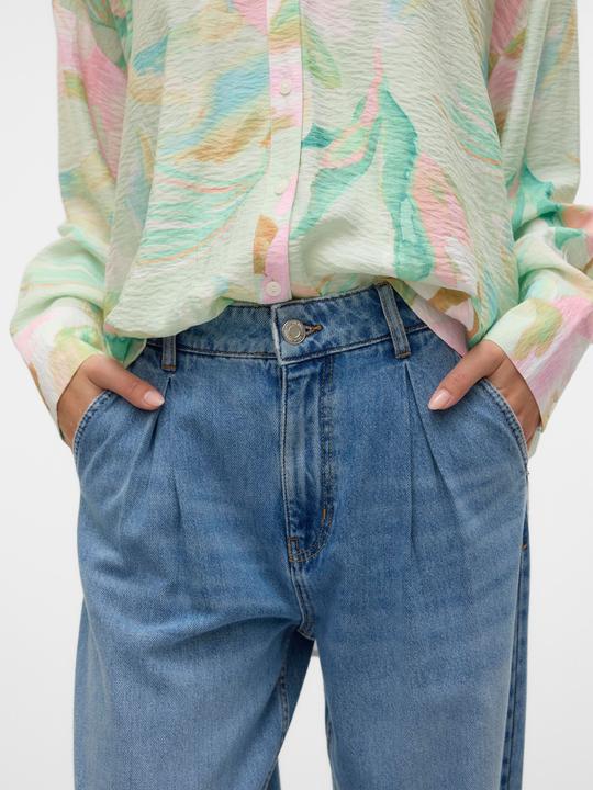 Produktbild Vero Moda VMETNA Hohe Taille Barrel Fit Jeans Straight-Fit (W25/L30)